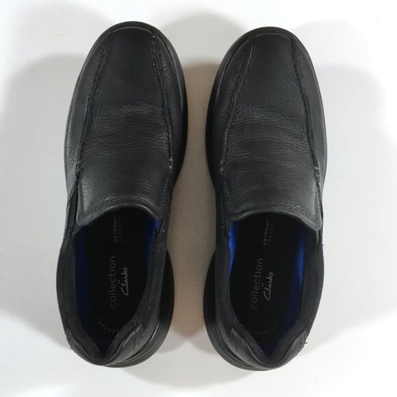Clarks Bradley Step Slip On Oxfords Mens Size 8.5M Black Leather main image 7